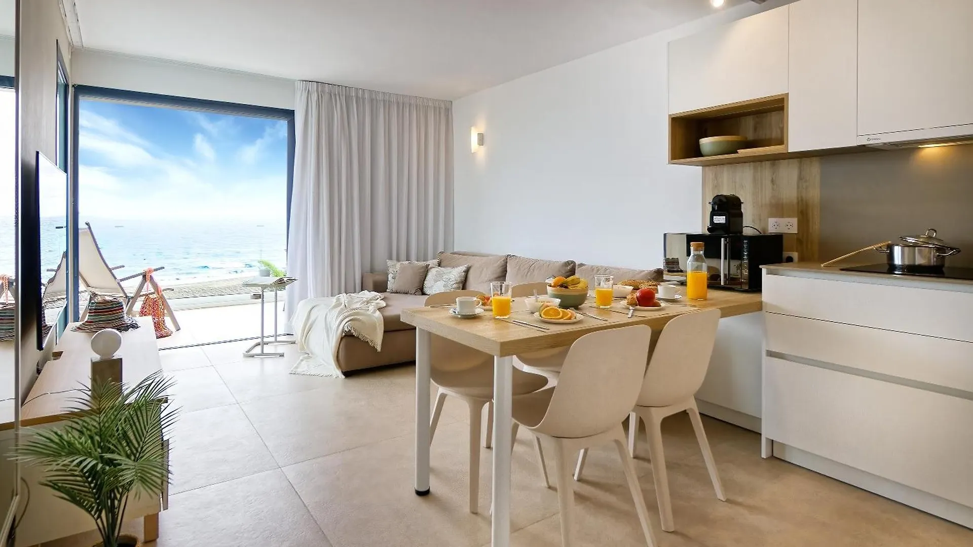 Apartment Amapola Moon -Nuevo Y Recien Reformado En Primera Linea De Playa San Agustin